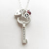 medium peace/hebrew key combination necklace {starts at $60}