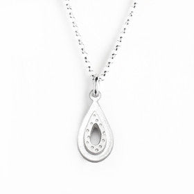 small teardrop necklace